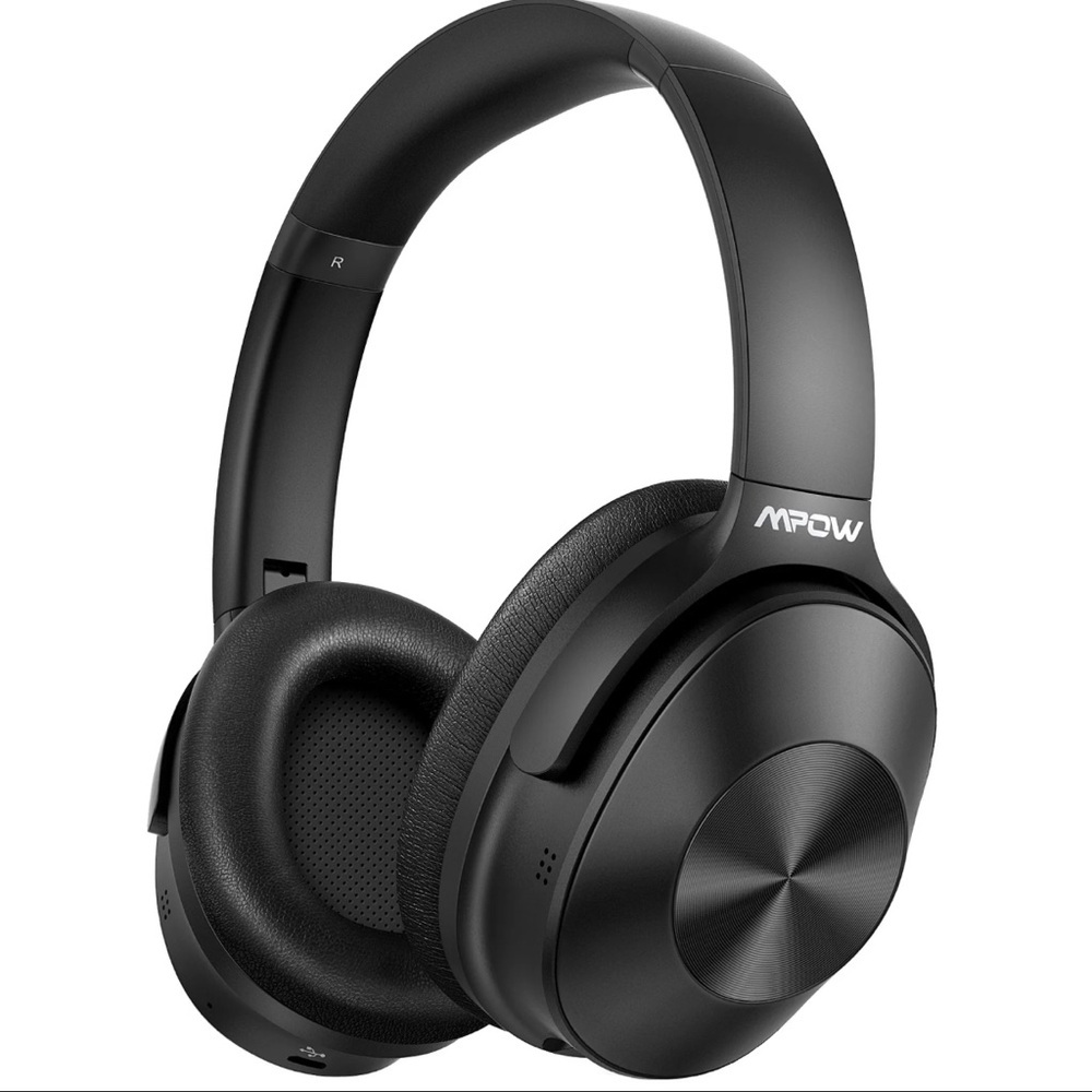 Mpow H12 - ANC- Wireless/BT Noise Cancelling Headphones (Black)- used